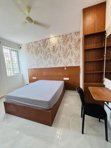 Bedroom Image of 300 Sq.ft 1 RK Apartment / Flat for rent in Ejipura Bengaluru for Rs. 26000