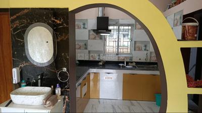 Kitchen Image of 1050 Sq.ft 2 BHK Independent House for rent in Mahaprabhu Apartment, Benachity Durgapur for Rs. 12000