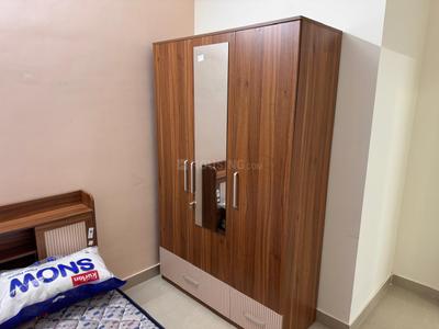 Bedroom Image of 1500 Sq.ft 3 BHK Apartment / Flat for rent in Srijan Centrum, Gobra Kolkata for Rs. 53000