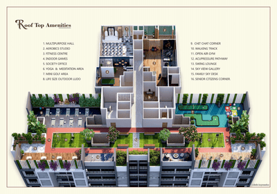 Image of 660 Sq.ft 1 BHK Apartment / Flat for sale in Landmark Aristo, Kalyan East, Kalyan for Rs. 3700000