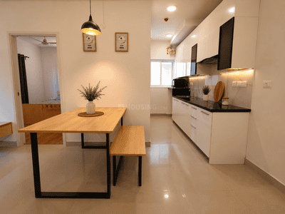 Kitchen Image of 971 Sq.ft 3 BHK Apartment / Flat for rent in Brigade El Dorado, Gummanahalli Bengaluru for Rs. 36000