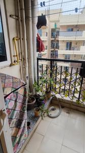 Balcony Image of 555 Sq.ft 1 BHK Apartment / Flat for rent in Gaurs Sanskriti Vihar 10th Avenue, Noida Extension Greater Noida for Rs. 16000