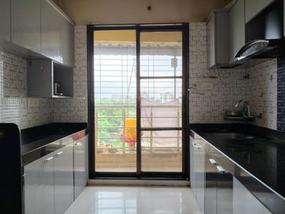 Kitchen Image of 583 Sq.ft 2 BHK Apartment / Flat for rent in Arihant Anshula, Taloja Navi Mumbai for Rs. 18000