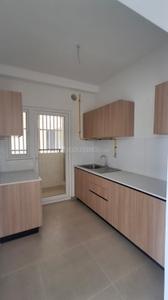 Kitchen Image of 625 Sq.ft 1 BHK Apartment / Flat for rent in Bhartiya Nikoo Homes 4, Tirumanahalli Bengaluru for Rs. 36000