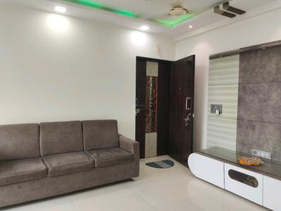 Living Room Image of 600 Sq.ft 1 BHK Apartment / Flat for rent in Jadeite Charkop Nandanvan CHSL, Malad West Mumbai for Rs. 37000