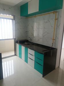Kitchen Image of 1450 Sq.ft 3 BHK Apartment / Flat for rent in Sankalp Vedas Landmark, Pathardi Phata Nashik for Rs. 19500