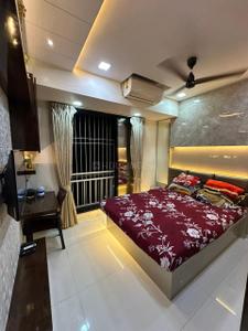Bedroom Image of 1200 Sq.ft 2 BHK Penthouse for sale in Gami Reagan, Ghansoli Navi Mumbai for Rs. 21500000
