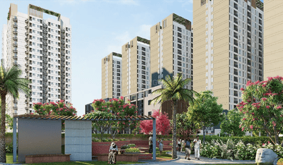 Image of 1085 Sq.ft 3 BHK Apartment / Flat for sale in The World of Joy, Siruseri, Chennai for Rs. 6949314