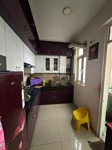 Kitchen Image of 910 Sq.ft 2 BHK Builder Floor for rent in UCHDPL Wave Executive Floors G, Wave City Ghaziabad for Rs. 16000