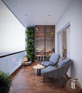 Balcony Image of 1100 Sq.ft 2 BHK Apartment / Flat for sale in Sarjapur Bengaluru for Rs. 9500000