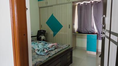 Bedroom Image of 600 Sq.ft 1 BHK Apartment / Flat for rent in Halasuru Bengaluru for Rs. 30000