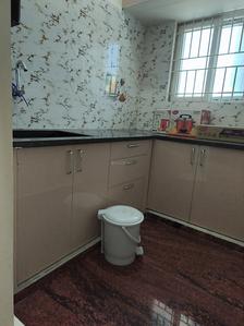 Kitchen Image of 600 Sq.ft 1 BHK Builder Floor for rent in Mahadevapura Bengaluru for Rs. 27500