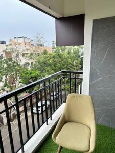 Balcony Image of 1820 Sq.ft 3 BHK Apartment / Flat for rent in Thiruvanmiyur Chennai for Rs. 90000