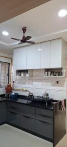 Kitchen Image of 660 Sq.ft 1 BHK Apartment / Flat for rent in Janki Residency, Dahin Nagar Surat for Rs. 17000
