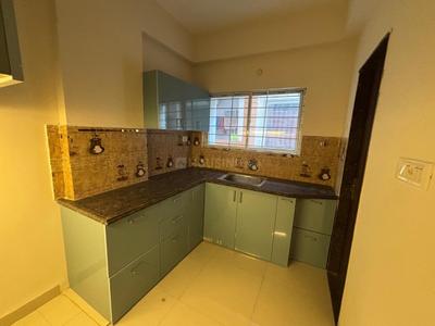Kitchen Image of 609 Sq.ft 1 BHK Apartment / Flat for rent in Sanjana Park, Rau Indore for Rs. 11500