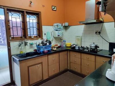 Kitchen Image of 1400 Sq.ft 3.5 BHK Builder Floor for rent in Kaggadasapura Bengaluru for Rs. 65000
