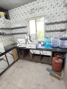 Kitchen Image of 900 Sq.ft 1.5 BHK Apartment / Flat for rent in Shyamal Ahmedabad for Rs. 17500