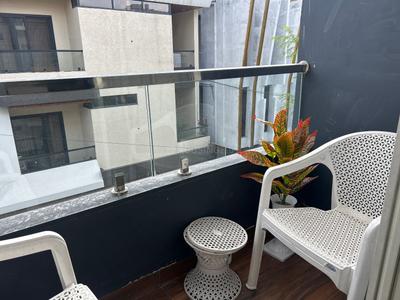 Balcony Image of 1500 Sq.ft 1 BHK Builder Floor for rent in Scheme No 114 Indore for Rs. 18000