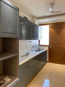 Kitchen Image of 1500 Sq.ft 3 BHK Builder Floor for rent in Tagore Garden Extension New Delhi for Rs. 40000
