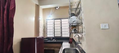 Kitchen Image of 650 Sq.ft 1 BHK Apartment / Flat for rent in Krishna Nagar Agartala for Rs. 14500