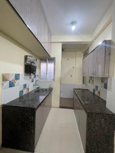 Kitchen Image of 1000 Sq.ft 1 BHK Apartment / Flat for rent in Mahalakshmi Nagar Indore for Rs. 17000
