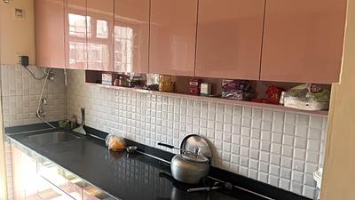 Kitchen Image of 550 Sq.ft 1 BHK Apartment / Flat for sale in Rosa Gardenia, Kasarvadavali Thane for Rs. 7000000