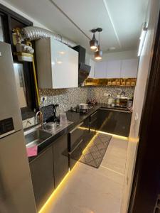 Kitchen Image of 1500 Sq.ft 3 BHK Apartment / Flat for rent in Sun Freedom Fighter Floors, Saket New Delhi for Rs. 60000