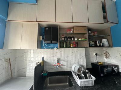 Kitchen Image of 570 Sq.ft 1 BHK Apartment / Flat for rent in Kshitija Shree Laxmi Residency, Byculla Mumbai for Rs. 48000