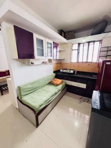 Kitchen Image of 570 Sq.ft 1 BHK Apartment / Flat for rent in Magarpatta Heliconia, Hadapsar Pune for Rs. 27500