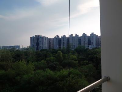 Balcony Image of 1100 Sq.ft 2 BHK Apartment / Flat for rent in Diamond Sukrit Apartments, Vrindavan Yojana Lucknow for Rs. 18000