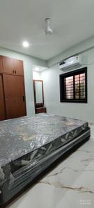 Bedroom Image of 500 Sq.ft 1 BHK Builder Floor for rent in Vijay Nagar Indore for Rs. 25000