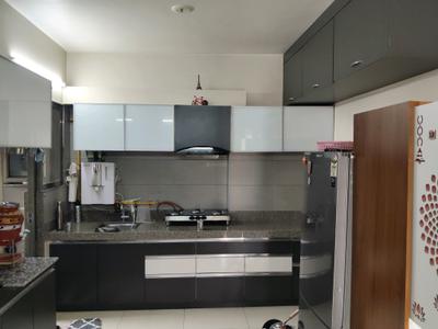 Kitchen Image of 1445 Sq.ft 3 BHK Apartment / Flat for sale in Swati Florence, South Bopal Ahmedabad for Rs. 9000000