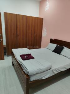 Bedroom Image of 550 Sq.ft 1 BHK Builder Floor for rent in Financial District Hyderabad for Rs. 25000