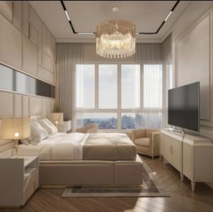 Bedroom Image of 1100 Sq.ft 2 BHK Apartment / Flat for sale in Suraj Aureva, Prabhadevi Mumbai for Rs. 49000000