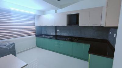 Kitchen Image of 998 Sq.ft 3 BHK Apartment / Flat for rent in Desai DD Sports City Pavilion, Veiloor Thiruvananthapuram for Rs. 25500