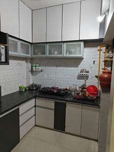 Kitchen Image of 800 Sq.ft 2 BHK Apartment / Flat for sale in Aaryan Gloria, South Bopal Ahmedabad for Rs. 6000000