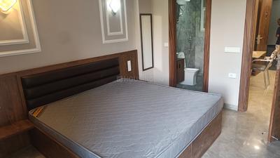 Bedroom Image of 1500 Sq.ft 1 BHK Builder Floor for rent in Sector 57 Gurgaon for Rs. 35000
