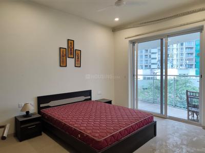Bedroom Image of 1750 Sq.ft 3 BHK Apartment / Flat for rent in Asset Green Ford, Aluva Kochi for Rs. 40000