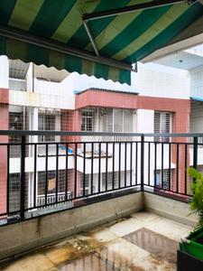 Bedroom Three Image of 1350 Sq.ft 3 BHK Apartment / Flat for rent in Vision Indramegh, Punawale Pune for Rs. 28000