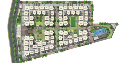 Image of 1294 Sq.ft 2 BHK Apartment / Flat for sale in GHR Callisto, Kollur, Hyderabad for Rs. 8700000
