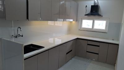 Kitchen Image of 1200 Sq.ft 3 BHK Apartment / Flat for rent in Parth Avenue, Siroli Jaipur for Rs. 32000