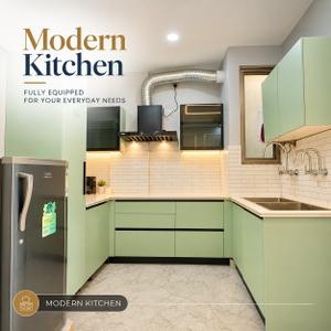Kitchen Image of 1650 Sq.ft 3 BHK Builder Floor for sale in Jakhan Dehradun for Rs. 13500000