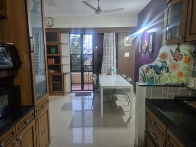 Dining Area Image of 1500 Sq.ft 3 BHK Apartment / Flat for rent in Kolte Patil Margosa Heights, Mohammed Wadi Pune for Rs. 30000