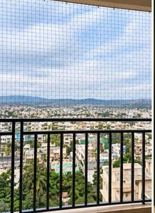 Balcony Image of 1800 Sq.ft 3 BHK Apartment / Flat for rent in Lansum Greens, Madhavadhara Visakhapatnam for Rs. 38000