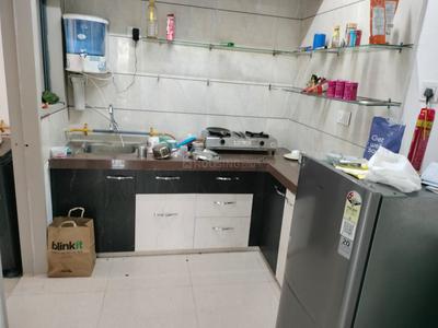 Kitchen Image of 1280 Sq.ft 2 BHK Apartment / Flat for rent in Gajanan Aatrey Ivaan 4, Nana Chiloda Ahmedabad for Rs. 20000