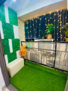 Balcony Image of 1350 Sq.ft 3 BHK Apartment / Flat for rent in Urban Greens, Rajarhat Kolkata for Rs. 50000