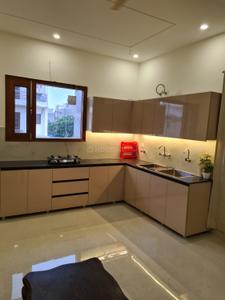 Kitchen Image of 1200 Sq.ft 1 BHK Builder Floor for rent in JLPL Industrial Area Mohali for Rs. 20000