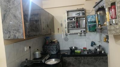 Kitchen Image of 600 Sq.ft 2 BHK Apartment / Flat for rent in Ashadeep Rudraksha II, Karolan Ka Barh Jaipur for Rs. 12000