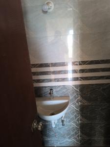 Bathroom Image of 790 Sq.ft 1 BHK Apartment / Flat for rent in National Trinity Paradise Phase 1, Shilphata Thane for Rs. 13500