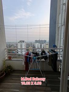 Balcony Image of 1100 Sq.ft 2 BHK Apartment / Flat for rent in Kalpataru Nagar Nashik for Rs. 17000